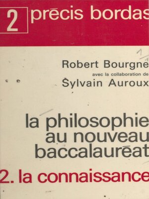 cover image of La philosophie au nouveau Baccalauréat (2)